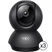 Tapo C211 3mp Pan-tilt Indoor Wi-fi Security Camera 3-pack