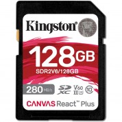 Kingston 128gb Canvas React Plus Uhs-ii Sdxc Card