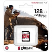 Kingston 128gb Canvas React Plus Uhs-ii Sdxc Card