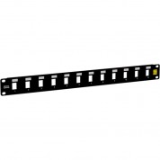 Kendall Howard 12-port Keystone Patch Panel 1ru