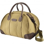 Billingham Overnighter Bag Khaki Fibrenyte Chocolate Leather 23l