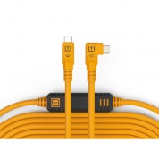 Tetherpro Usb-c Right-angled Cable 31' Orange