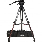 Cartoni Focus 22 Fluid Head With Long Plate & Smart Stop Tripod Kit