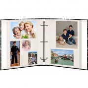 Pioneer Magnetic O-ring Photo Album Pewter Etchings