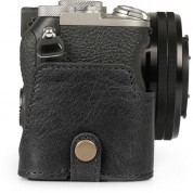 Megagear Leather Half Case For Sony A7c Ii Black