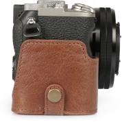 Megagear Leather Half Case For Sony A7c Ii (brown)