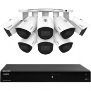 Lorex Fusion N864a64b 16-channel 4k Nvr With 4tb Hdd & Cameras