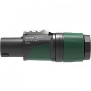 Neutrik Nl4fxx-w-l 4-pole Female Speakon Connector Green