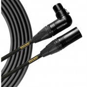 Mogami Gold Xlr Mic Cable 30' Right-angle Female To Male