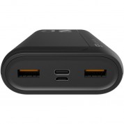 Silicon Power Qs15 20,000mah Portable Power Bank Black