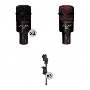 Audix Kick And Toms Miking Kit For Drum Recording