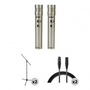 Shure Ksm137/sl Cardioid Microphone Kit With Stands & Cables