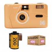 Kodak M38 35mm Film Camera Kit Grapefruit