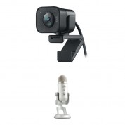 Logitech Streamcam & Blue Yeti Usb Microphone Kit