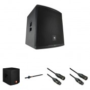 Jbl Eon718s Kit With Cover, Pole, Cables