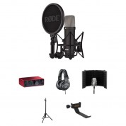 Rode Nt1 Microphone Kit With Scarlett Solo & Accessories