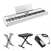 Roland Fp-60x Digital Piano Bundle With Stand, Bench, Pedal