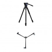 Benro Bv4 Video Tripod Kit A373f Legs Dl06 Dolly