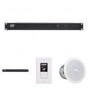 Qsc Business Music Kit For Office Waiting Room Ceiling Mount