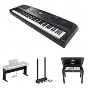 Yamaha Dgx-670 Portable Digital Piano Bundle Black