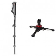 Manfrotto Xpro Aluminum Monopod With Fluid Base Kit