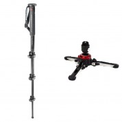 Manfrotto Xpro Carbon Fiber Monopod With Fluid Base