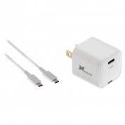 Xcellon Mighty Mini 120 20w Gan Usb-c Charger Kit White