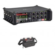 Zoom F8n Pro 8-input Field Recorder & K-tek Stingray Mixpro Bag