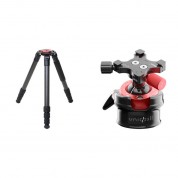 Uniqball Iquick3pod Carbon Fiber Tripod Ubh 45xc-2 Ball Head