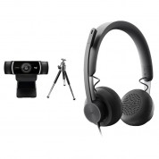 Logitech C922 Pro Stream Webcam & Zone 750 Headset Kit