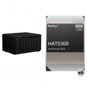 Synology Ds1621+ 96tb Nas With Hat5300 Drives