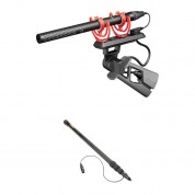 Rode Ntg5 Shotgun Microphone Kit With Auray Boompole