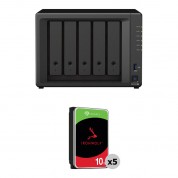 Synology Ds1522+ 5-bay Nas With 50tb Seagate Ironwolf Drives