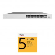 Cisco Ms125-24 Switch With 5-year License & Support