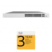 Cisco Ms125-24p Switch With 3-year License