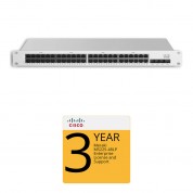 Cisco Ms225-48lp Switch With 3-year License & Support