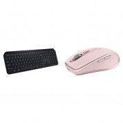 Logitech Mx Keys S Keyboard & Anywhere 3s Mouse Black Rose