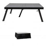 Mystage Portable 4x4' Stage With Black Satin Skirt