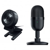 Razer Kiyo X Webcam & Seiren Mini Usb Microphone Kit