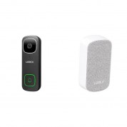 Lorex B451ajdb-e 2k Qhd Wi-fi Video Doorbell With Chimebox