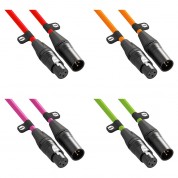 Rode Xlr Male To Female Cable 9.8' 4-pack Colors