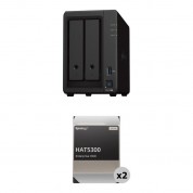 Synology Ds723+ 24tb Nas With 2 X 12tb Enterprise Drives