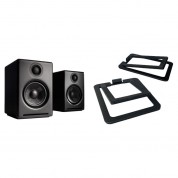 Audioengine A2+ Wireless Bluetooth Speaker System With Stands