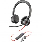 Poly Blackwire 8225 Usb-c Headset With Adapter