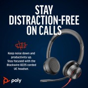 Poly Blackwire 8225 Usb-c Headset With Adapter