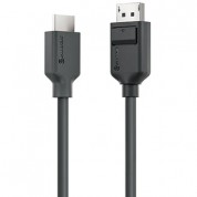 Alogic Displayport To Hdmi Cable 6.6ft Dark Gray