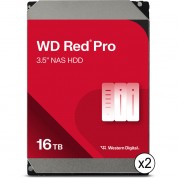 16tb Red Pro 7200rpm Sata Iii Nas Hdd 2-pack