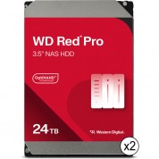 24tb Red Pro 7200rpm Sata Iii Nas Hdd 2-pack