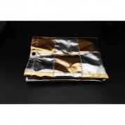 Cinegearfactory Lame Checkerboard Lighting Fabric Silver Gold