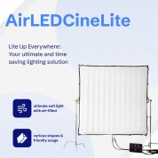 Cinegearfactory Airsquare 44b Bi-color Led Light Kit